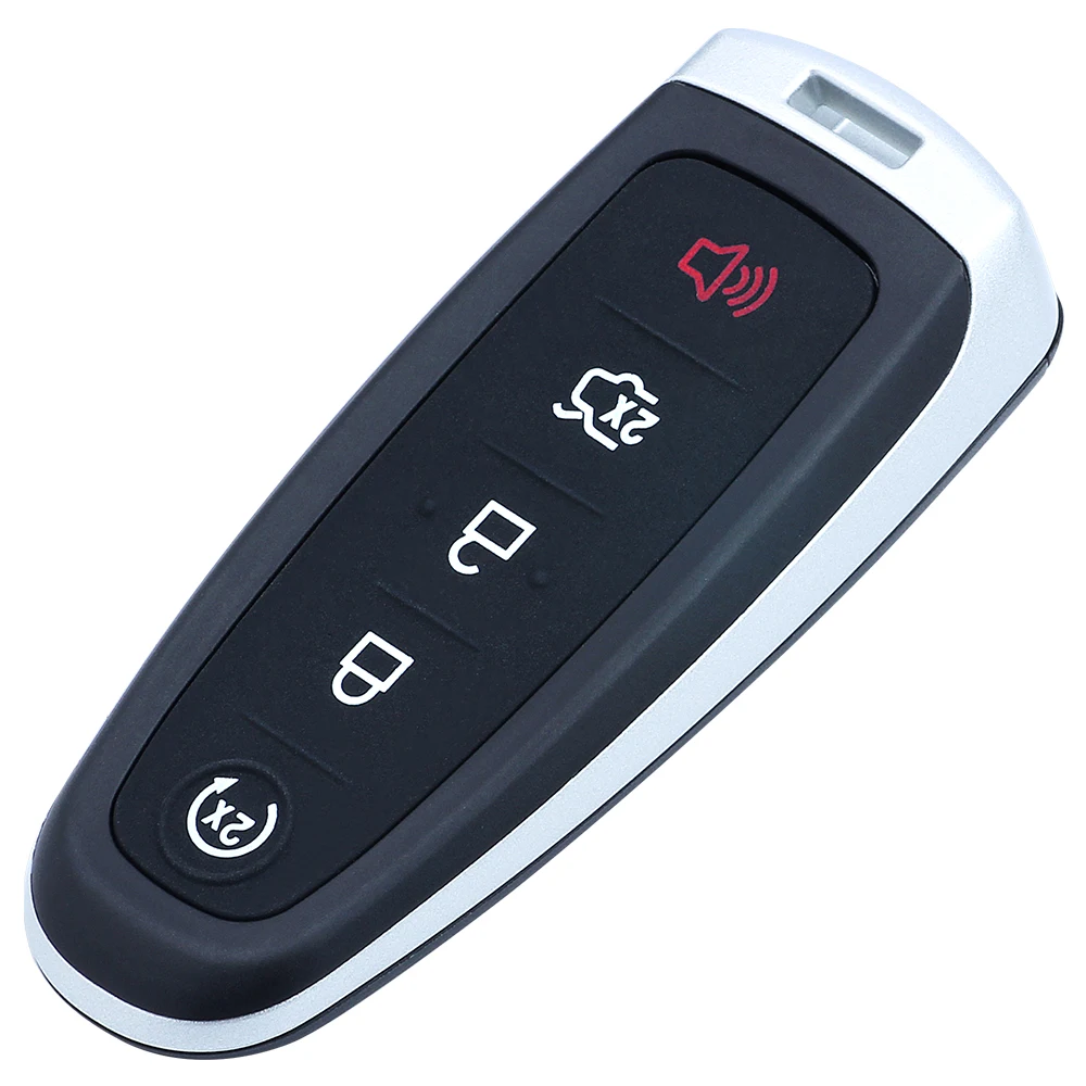 KEYECU 433 МГц PCF7953 BT4T-15K601-Cx Smart 5-кнопочный дистанционный брелок для Ford Edge Escape Explorer Taurus