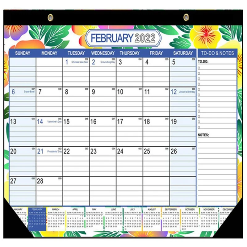

2022 Desk Calendar-18 Monthly Desk/Wall Calendar 430X305mm/16.9X12inch, January 2022-June 2023