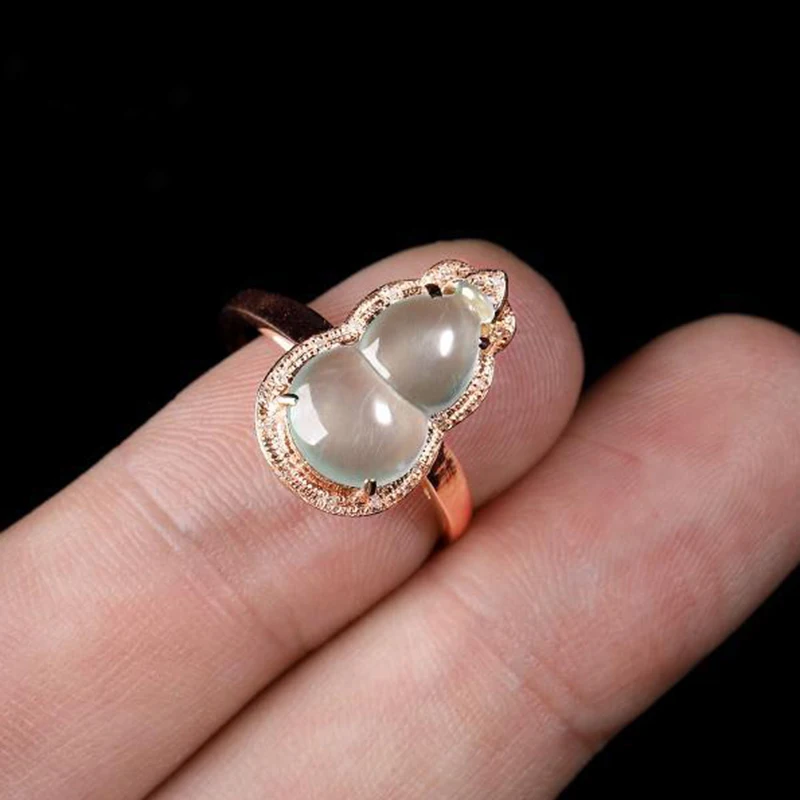 Кольцо регулируемое в китайском стиле женское креативный дизайн из натурального