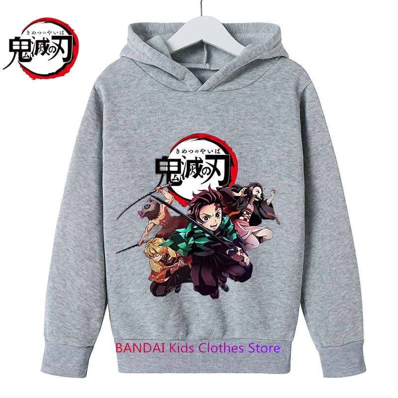 

Толстовки Kimetsu Not Yaiba, свитер для мужчин, женщин, мальчиков, девочек, аниме, толстовка с капюшоном для детей, с рассекающим демонов, Осень-зима