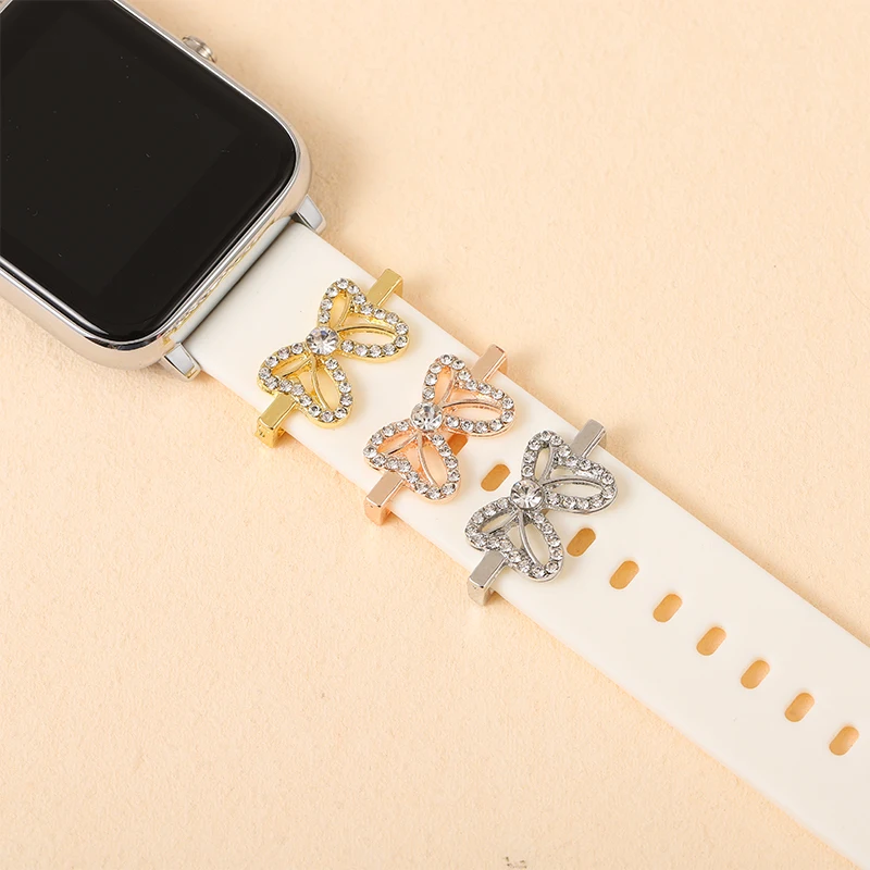 Подвеска для Iwatch ремешок с бантом металлическая ножка декоративные ногти звезда