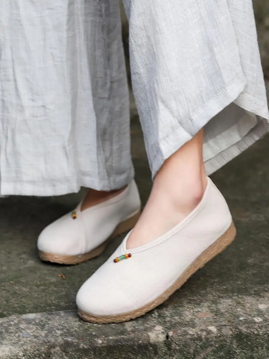 

Nurse Shoes Mixed Colors Round Toe Female Footwear Casual Sneaker Nursing Dress Flat TPR Basic Leisure Cotton Fabric Slip-On Lac