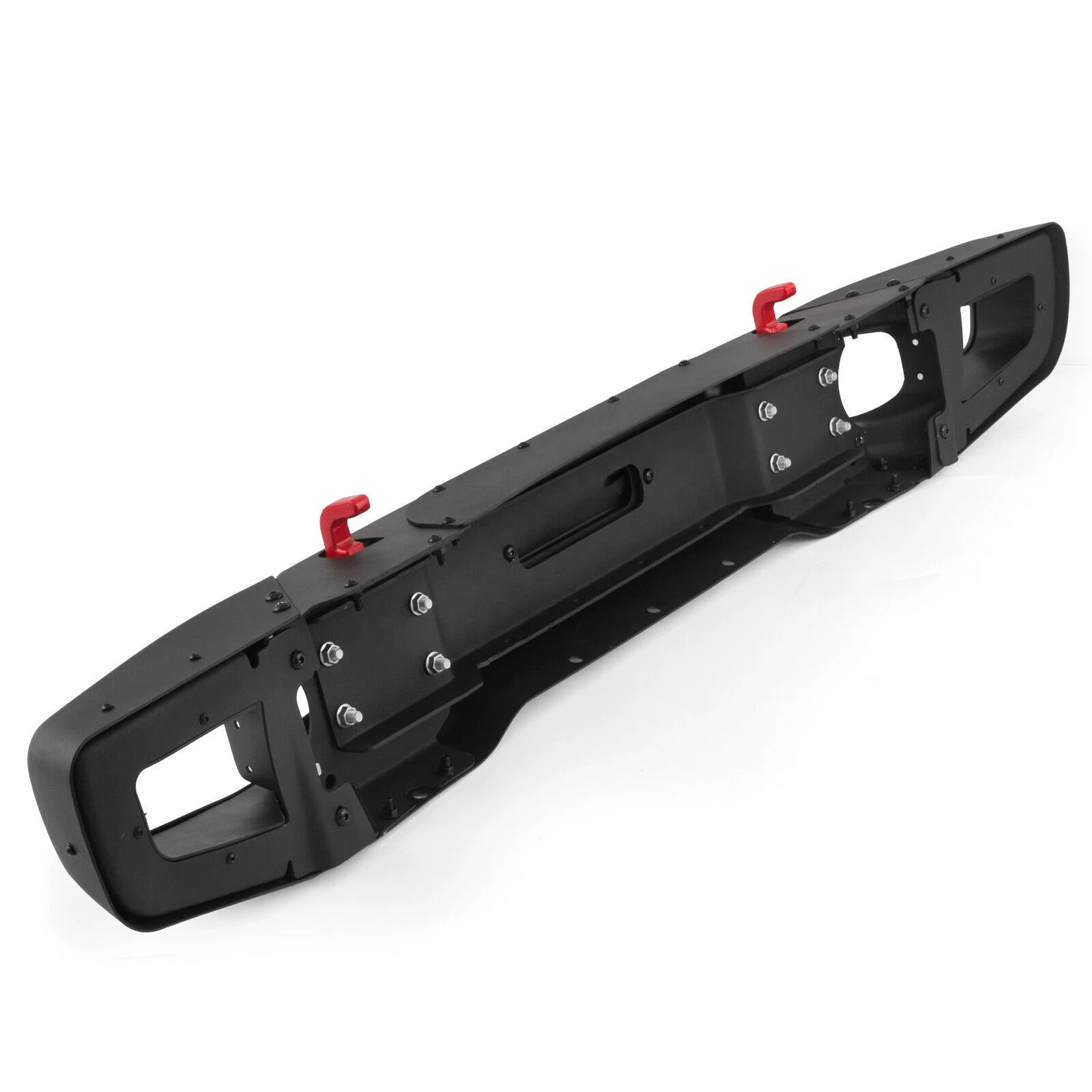 Металлический передний бампер в стиле 10-летия подходит для Jeep JK Wrangler Rubicon 07-18 гг.