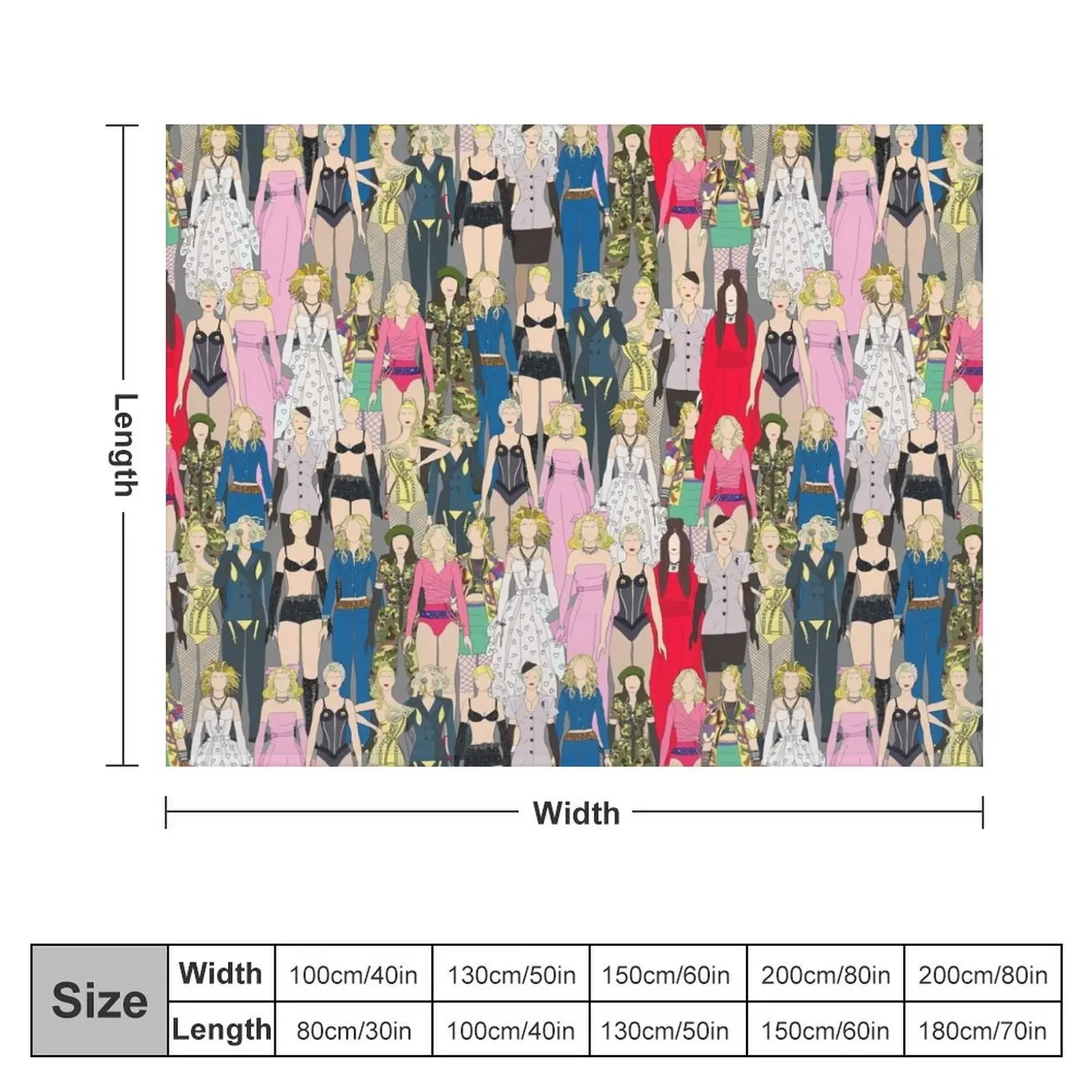 Мадонна-а-топон плед очень большой для детских одеял