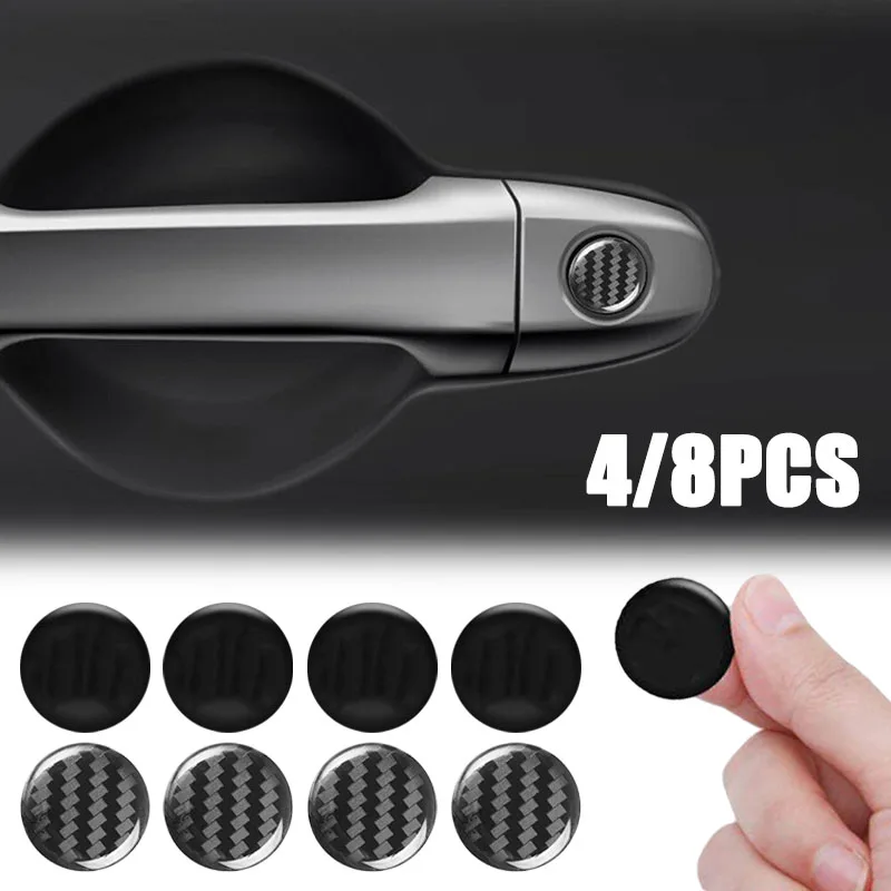

4/8Pcs Universal Car Door Keyhole Protection Stickers Auto Styling Decor Self-adhesive Sticker Decals Car Accessories Exterior