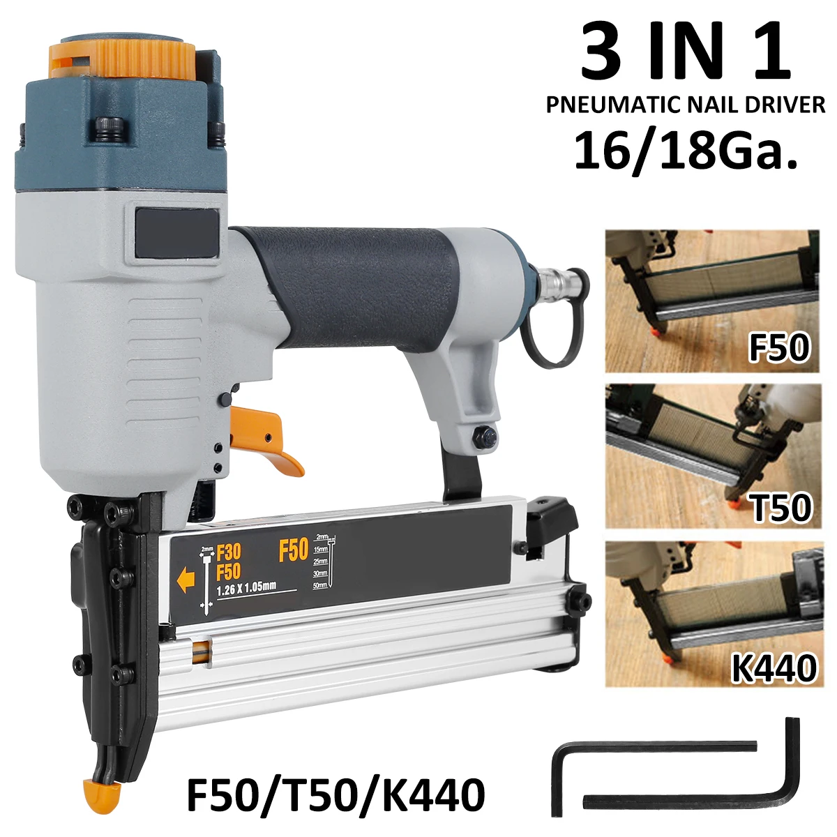 AIR INDUSTRIAL COIL NAILER NAIL GUN Carpenter Pneumatic Nail
