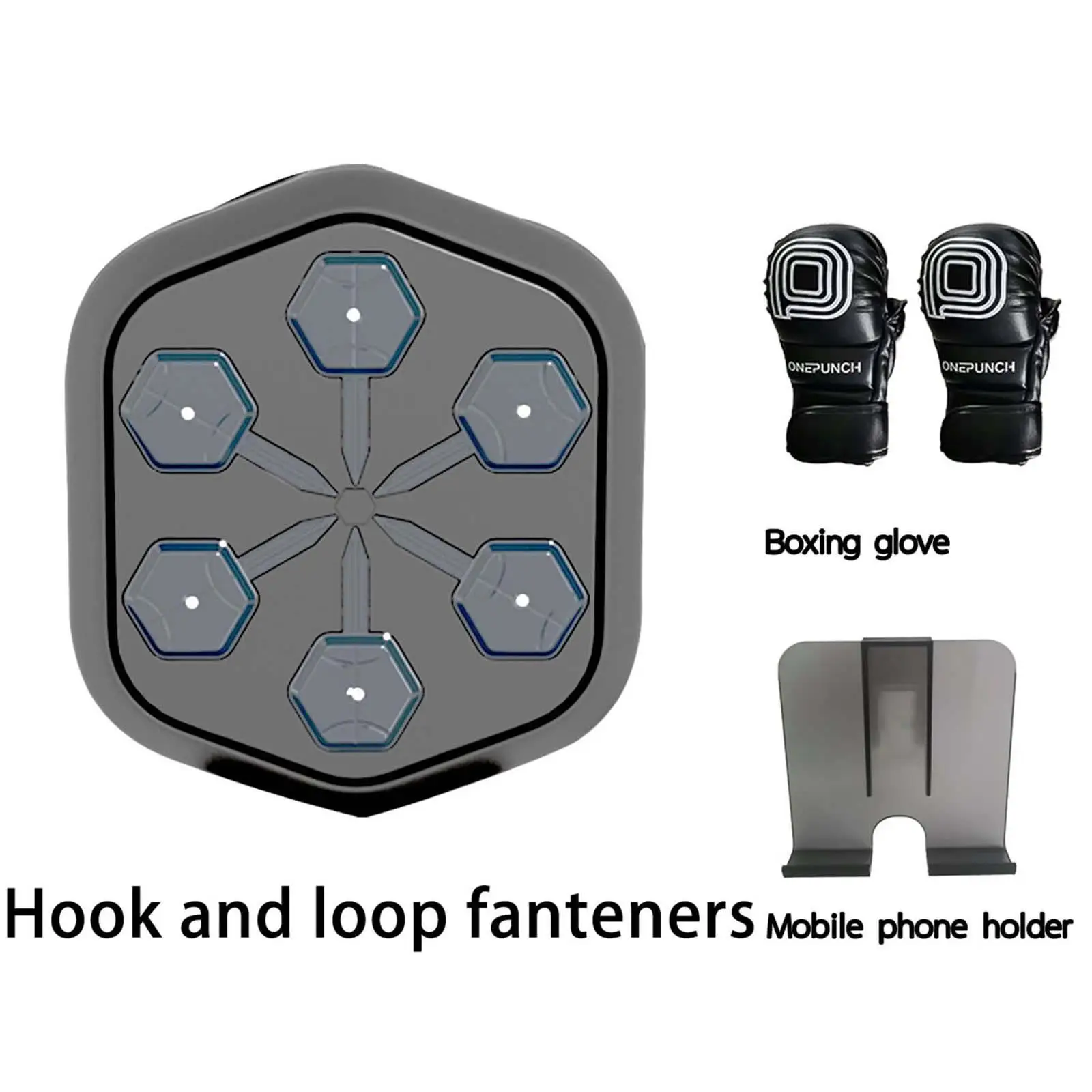 

Музыкальная боксерская машина, боксерская настенная мишень с боксерскими перчатками для фитнеса, формирования бокса