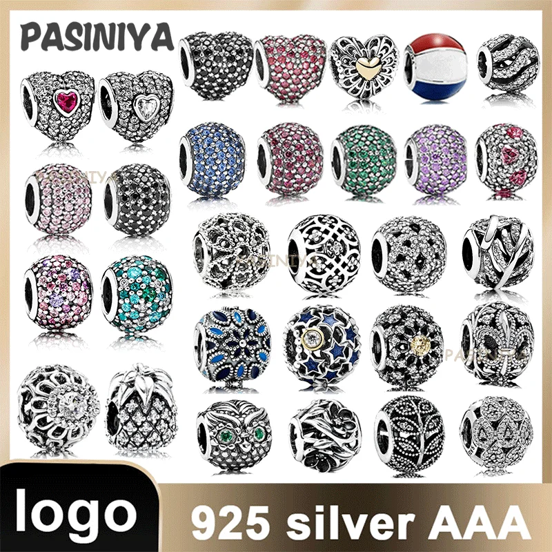 

8 очаровательных коллекций сердца 100% 925 пробы серебряные подвески китайская фабрика оригинальные Оптовые Подвески для изготовления ювелирных изделий