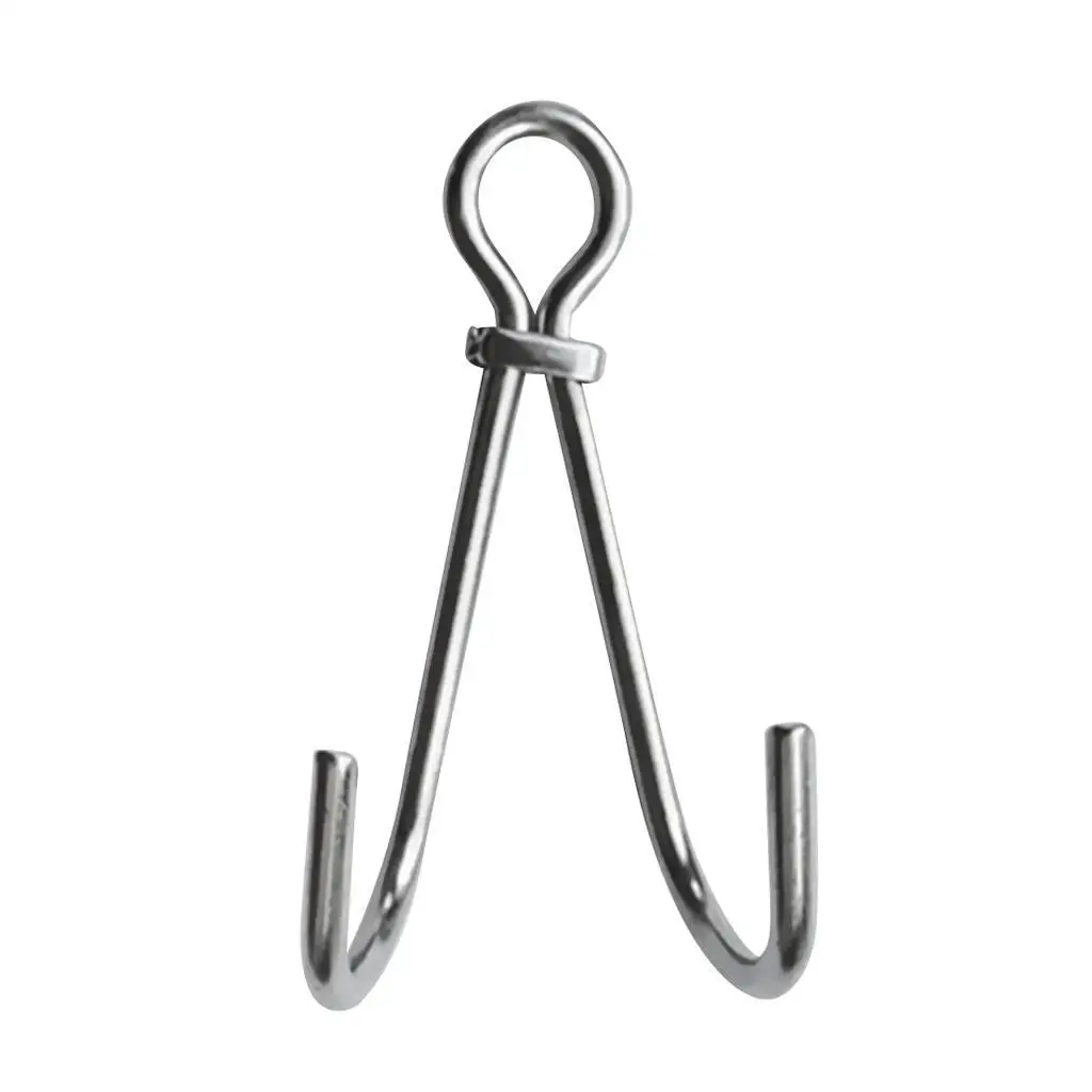 

316 Stainless Steel Scuba Dive Current Drift Diving Reef Double Hook 13 5cm