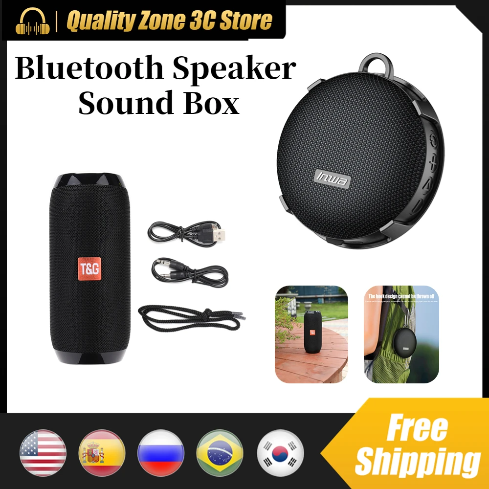 

Bluetooth-колонка, водонепроницаемая, беспроводная, FM-радио, громкая связь