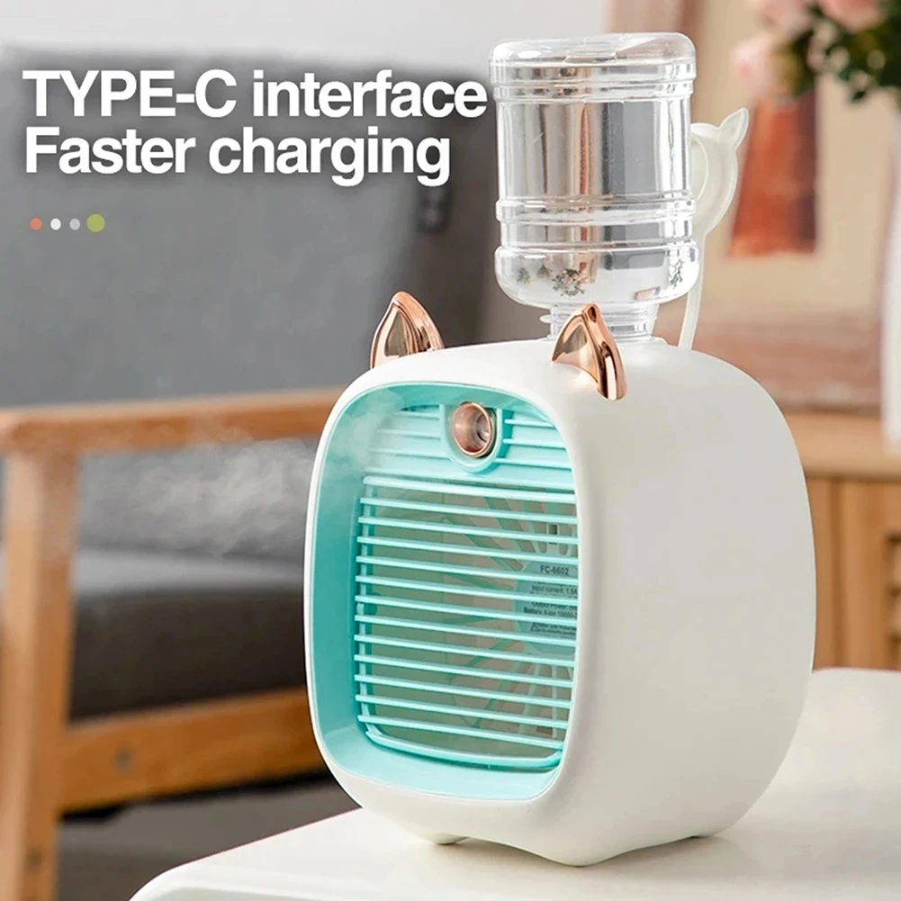 Fan Rechargeable Lightweight Desk Fan For Home Bedroom Office