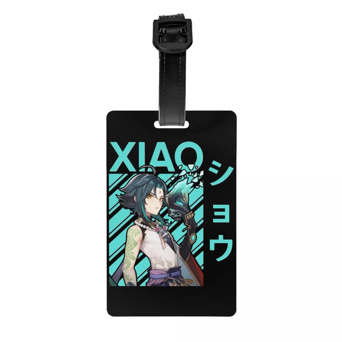 

Xiao Genshin Impact Manga Luggage Tag Custom Japan Anime Game Baggage Tags Privacy Cover ID Label