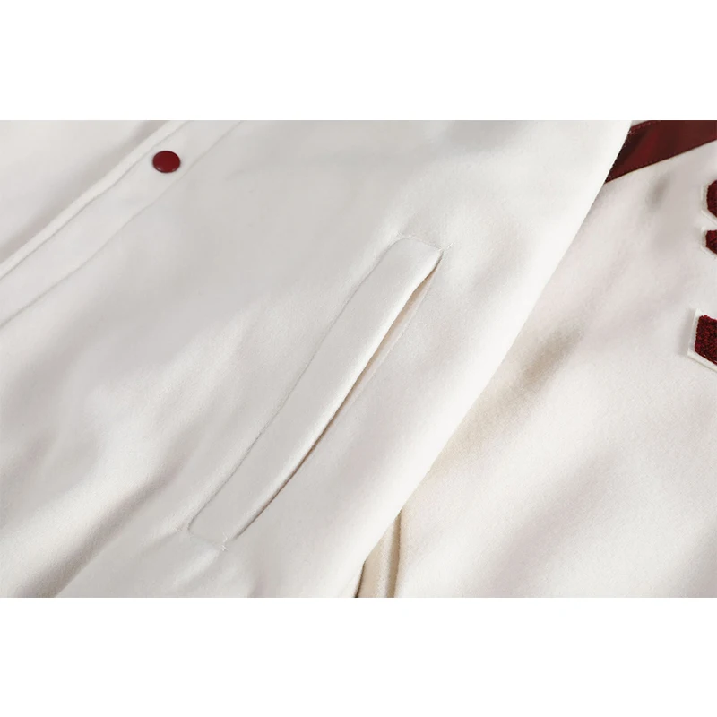 Женская куртка-бомбер с вышивкой однобортная в Корейском стиле свободная