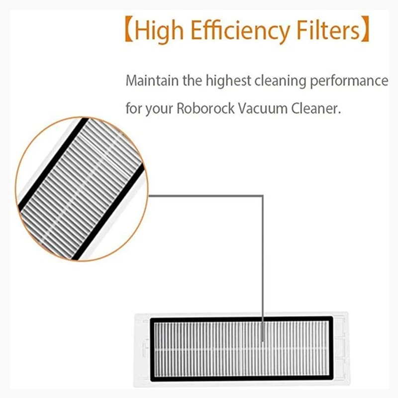 16 шт. сменные фильтры Hepa для Xiaomi Roborock S4 S5 S6 E2 E3 E4 E20 E25 E35 S50 S65
