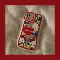 bandai hello kitty cartoon creative phone case for iphone13 13pro 13promax 12 12pro max 11 pro x xs max xr 7 8 plus cover