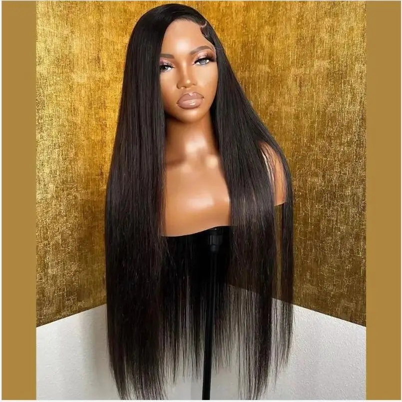 Парик женский длинный бесклеевой с мягкой 180 плотностью 26 дюймов