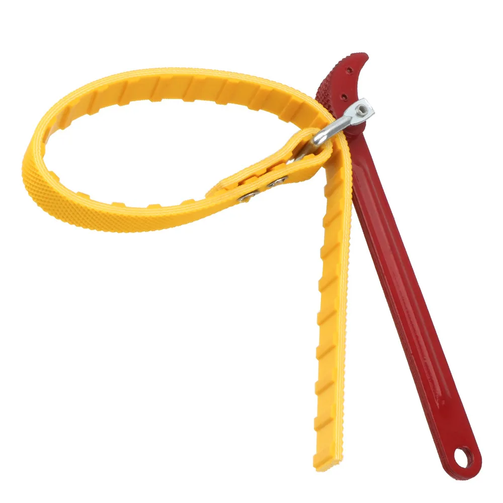 

Belt Wrench Adjustable Oil Filter Belt Wrench Filter Puller Strap Spanner Cartridge Disassembly Tool Chain Wrench 1.6” to 4.7”