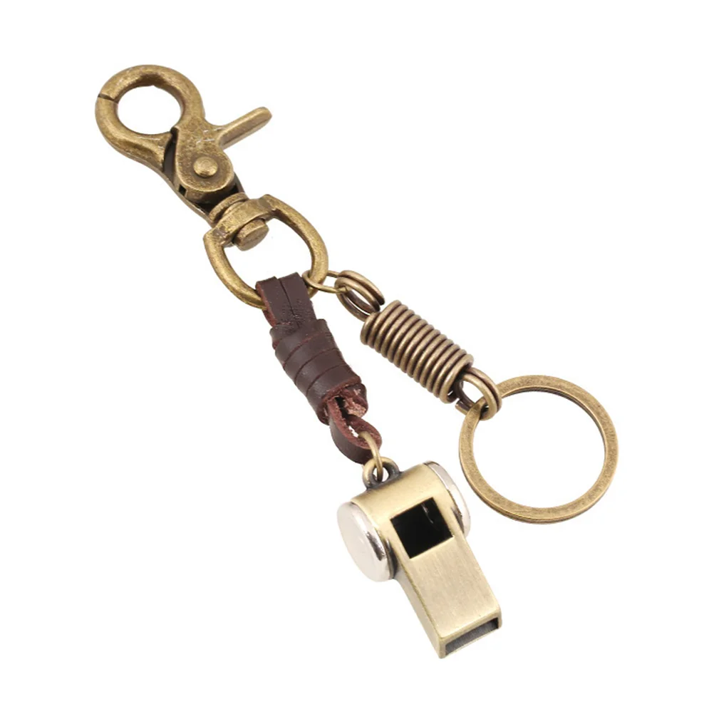 

1pc Keychain Vintage Whistle Decoration Keyring Key Holder Purse Keychain for