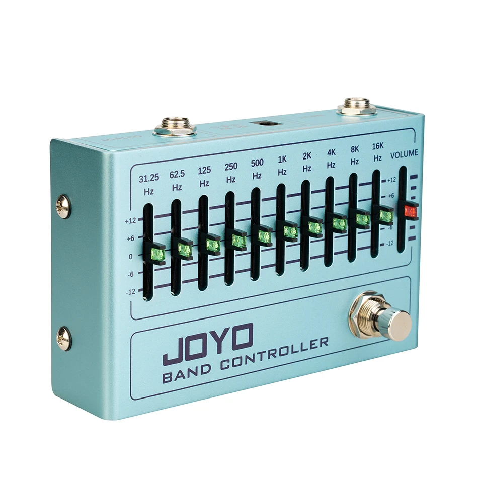 JOYO R-12 контроллер диапазона эквалайзер 10 диапазонов педаль эквалайзера для