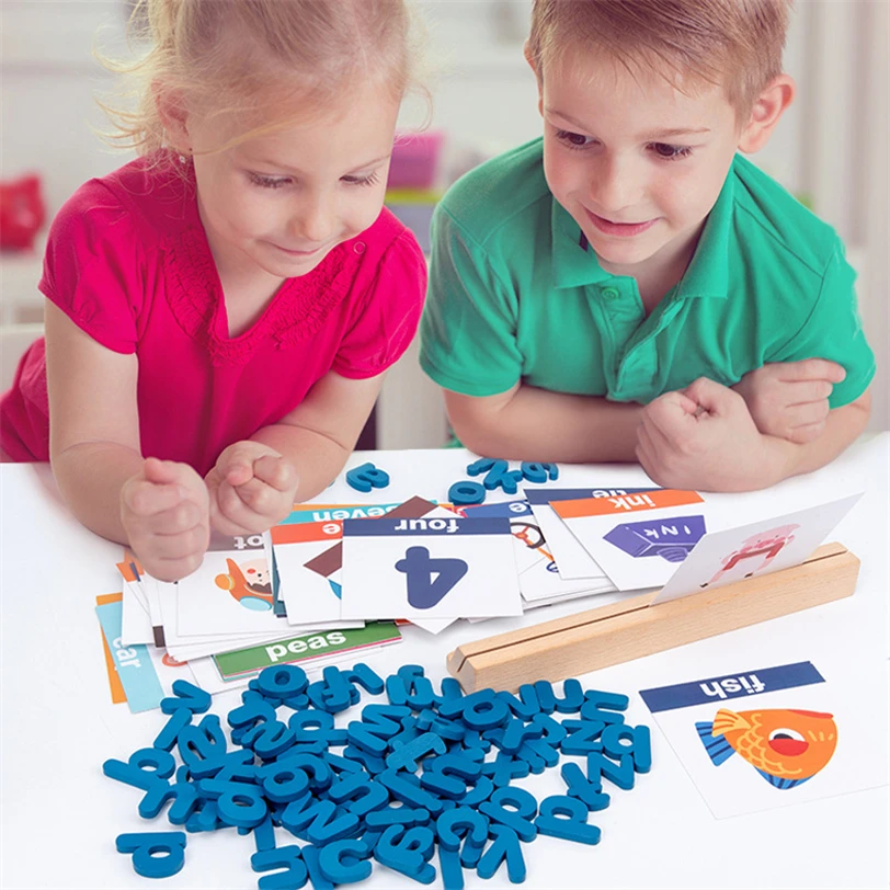 

Montessori Materials Learning Materials Spelling Word Game Kids Toys Educational Classroom Supplies Teaching Aid D65Y