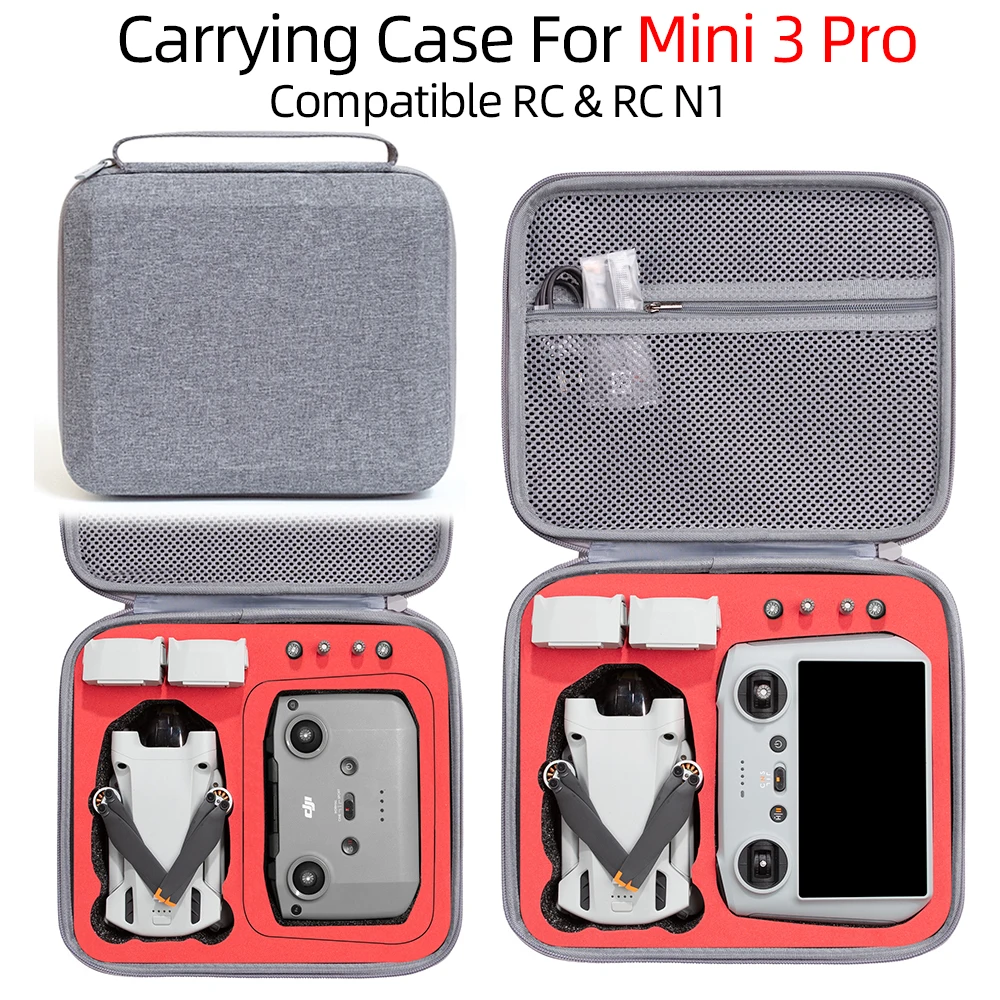 

New 2022 For DJI mini 3 pro gray original storage bag carrying case travel waterproof shockproof for DJI Mini 3 pro mini drone