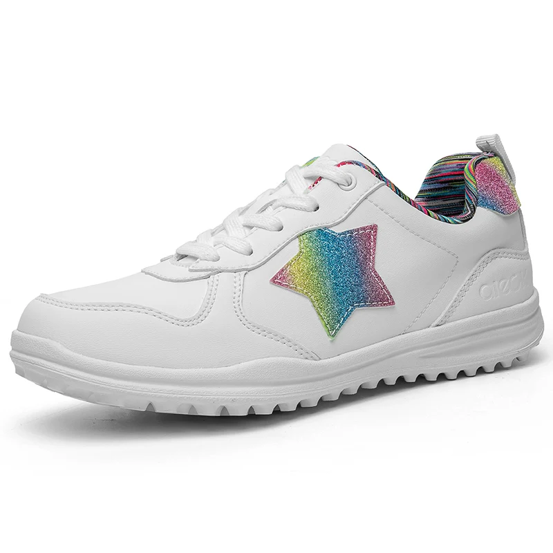 2023 Brand Women's Professional Golf Shoes Leather Women's Shoes Outdoor Waterproof Non-slip Sports Shoes Golf Training Shoes