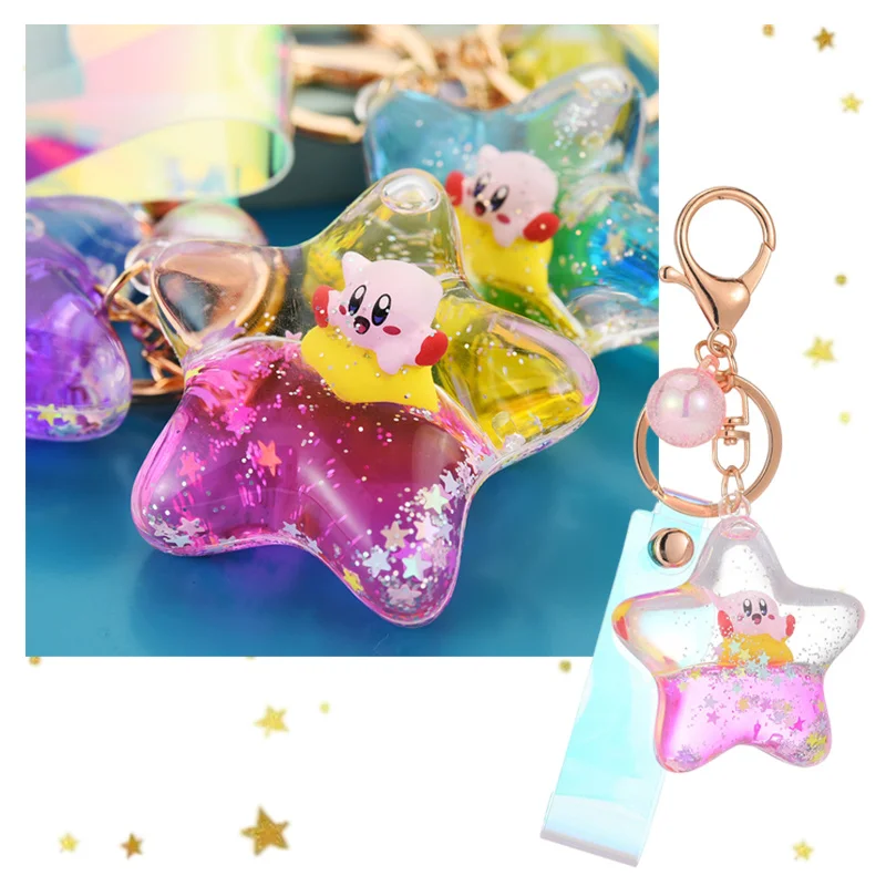 Аниме звезды Kirby игрушки кукла творческий мультфильм акриловый брелок с