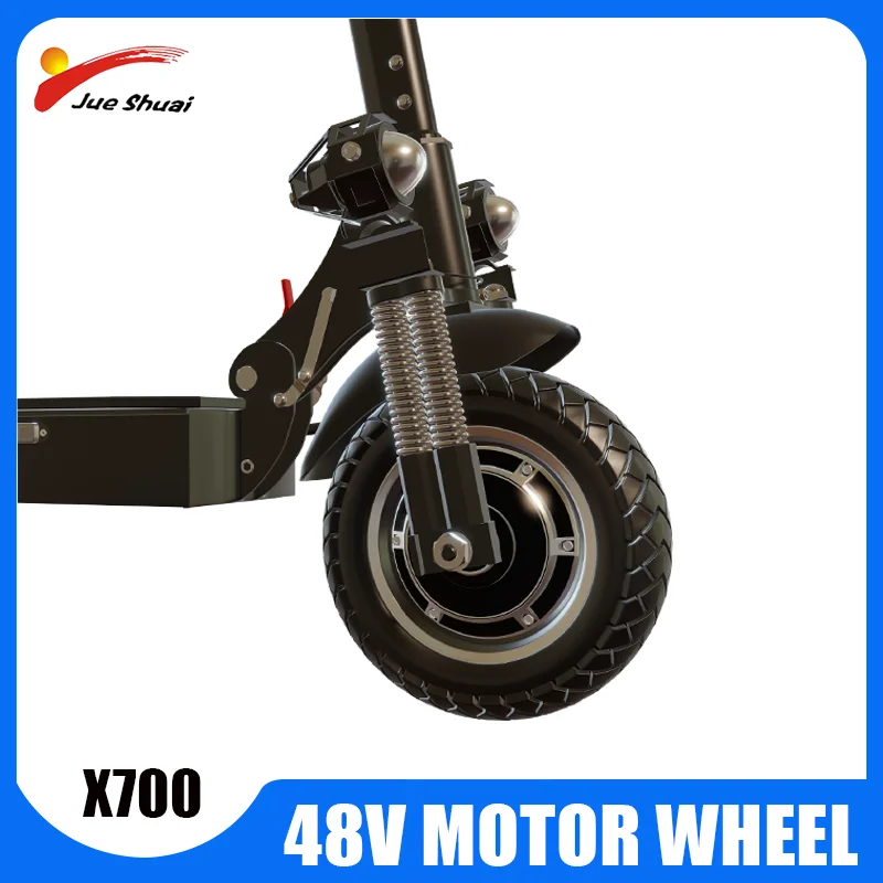

X700 Electric Scooter Motor Wheel with 48V 2600W Front Rear Brushless Motor 10 Inch Wheel Size E Scooter Parts for Adults