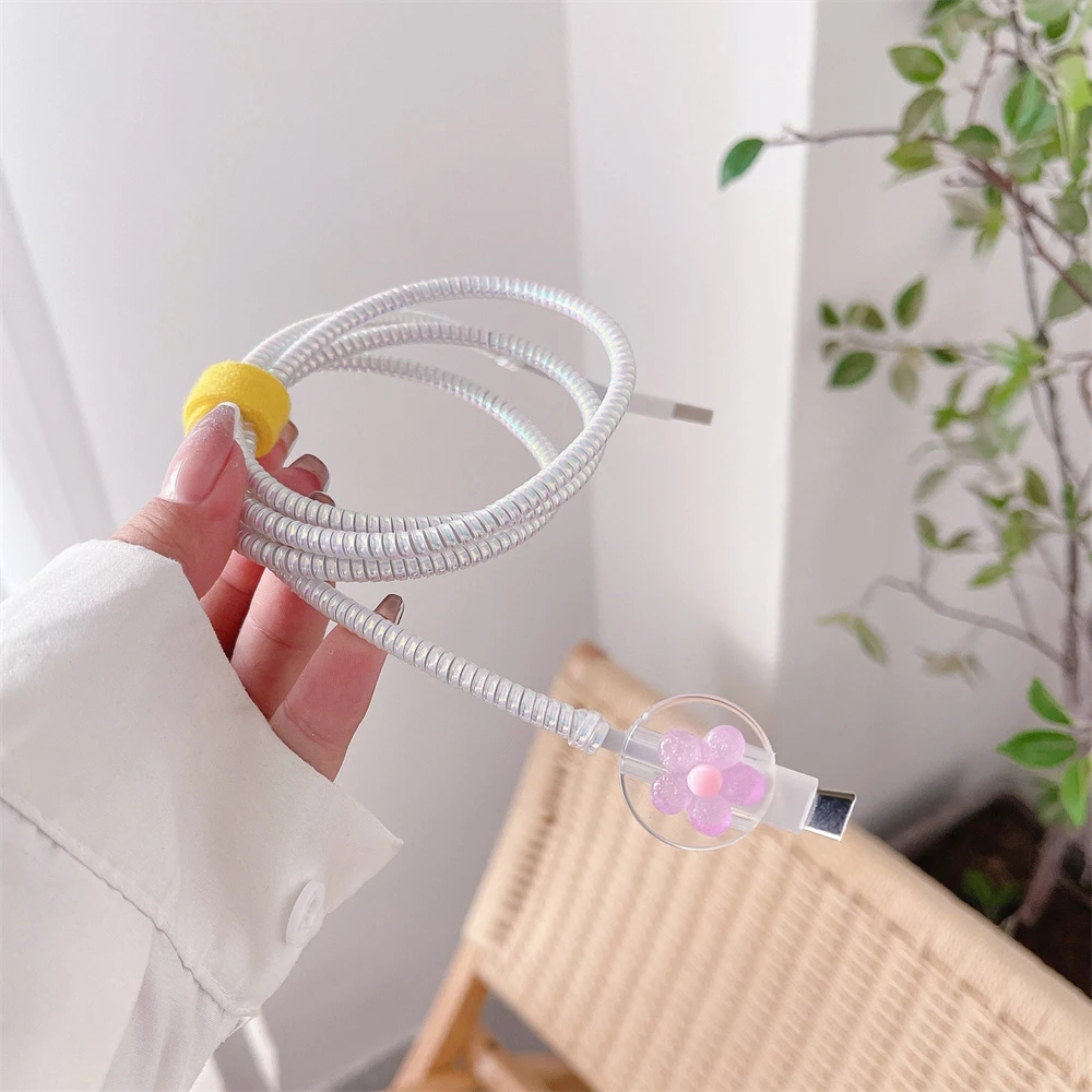 

Transparent Data Cable Protective Cover Data Cable Cover Data Cable Protective For Iphone Cable Protector For Cell Phone