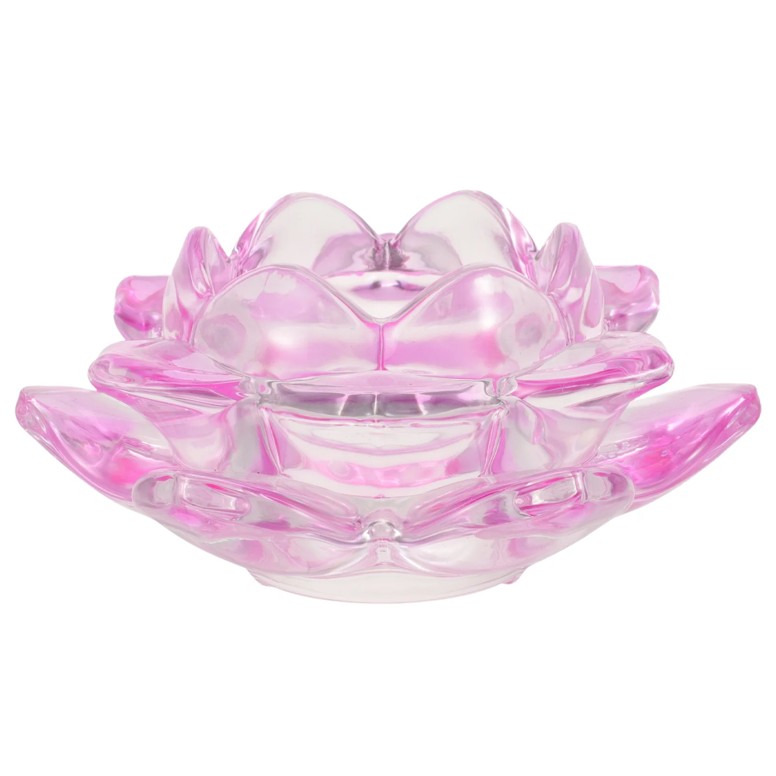 

Base Crystal Decor Desktop Ornament Candleholder Figurine Butter Lamp