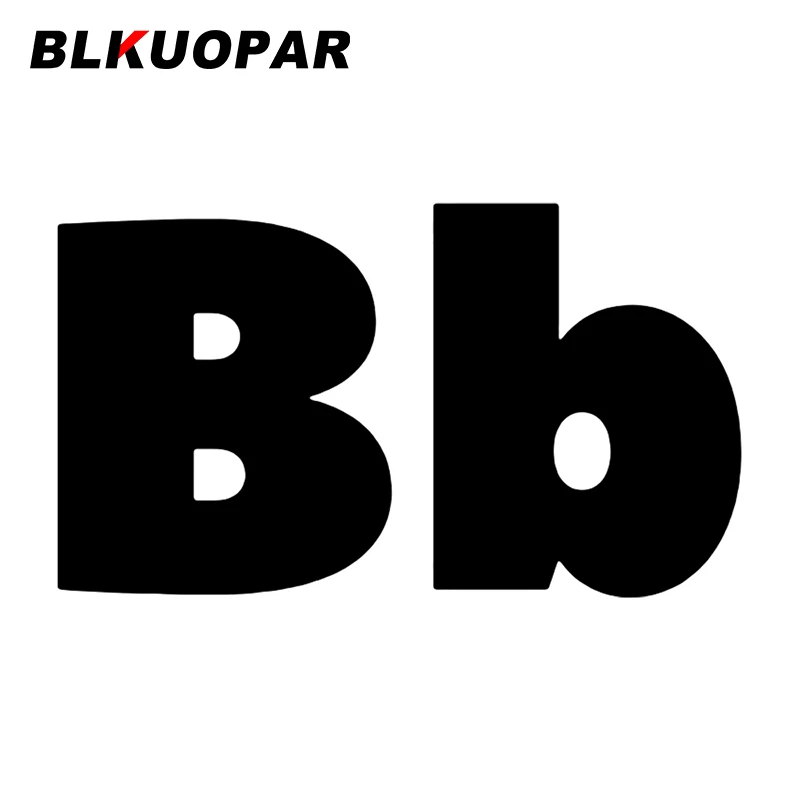 

BLKUOPAR Bb Car Sticker Fashionable Personalized Funny Decal Creative Scratch-proof Windows Motorcycle Decoration Car Styling