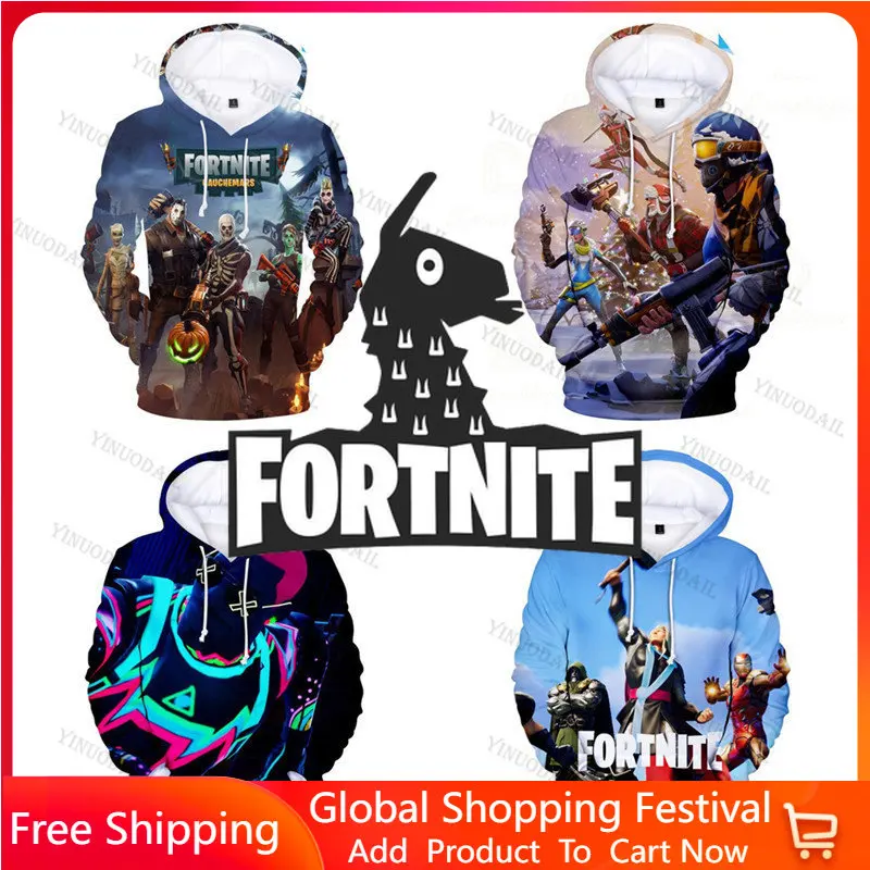 

Fortnite Victory Jacket Game Battle Royale 3D Hoodie Sweatshirt Babys Clothing Harajuku Children Cute Kids Hero Tops Boys Girls