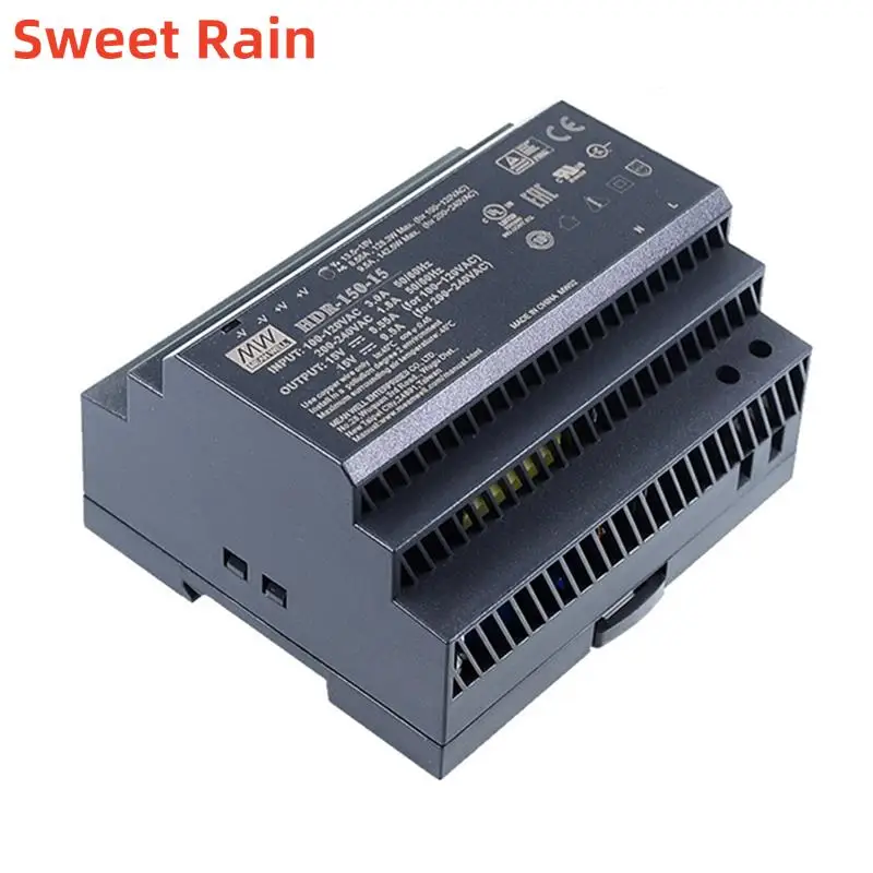 MEAN WELL 150W 12V 15V 24V 48V DIN Rail тонкий источник питания