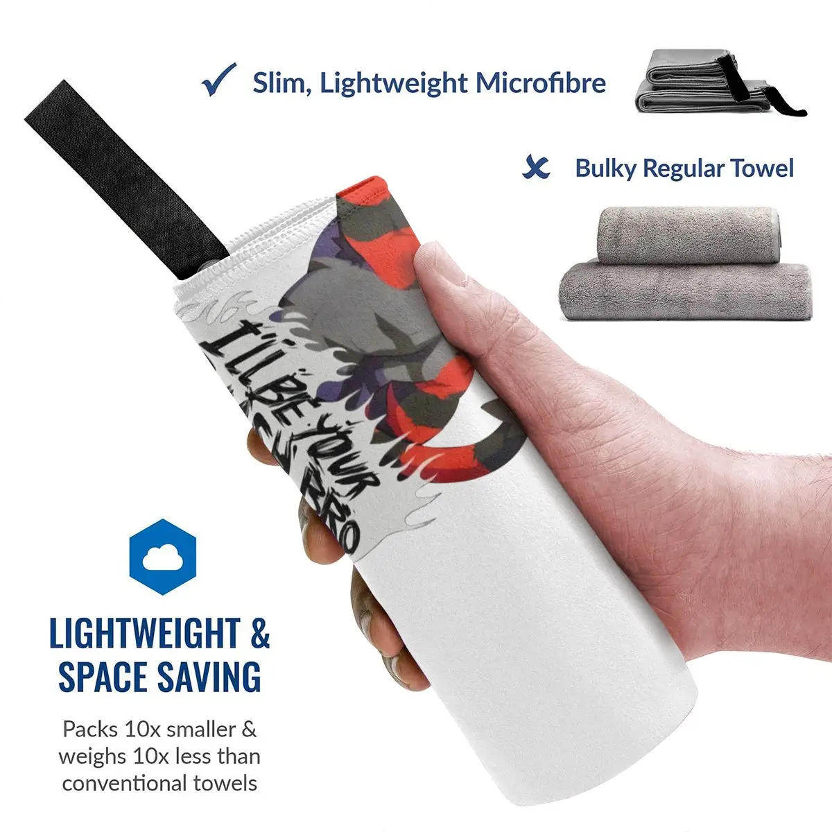 Мужское полотенце для баскетбола из полихлопка