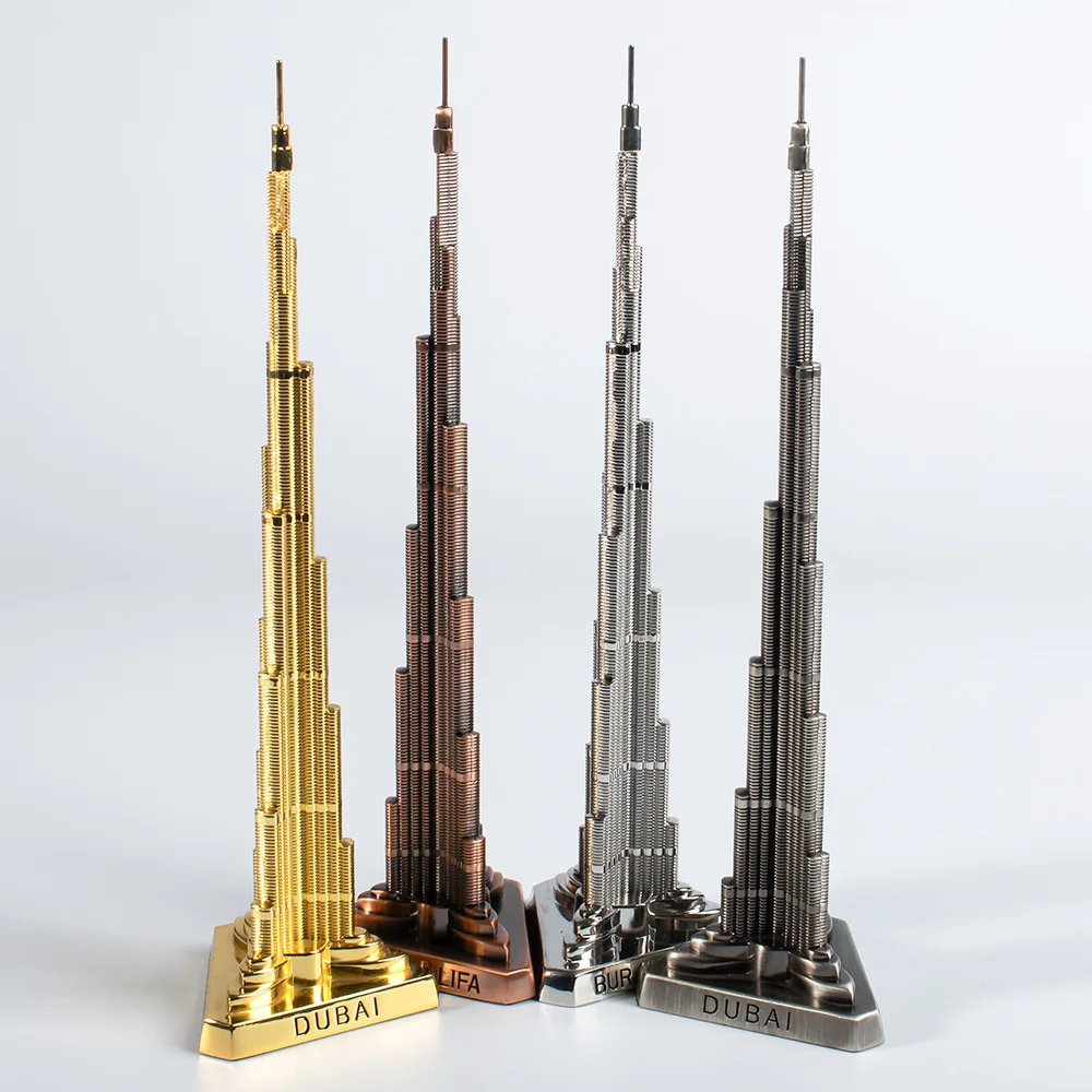 Burj Khalifa орнамент на заказ креативные Металлические ремесла Дубай туристические
