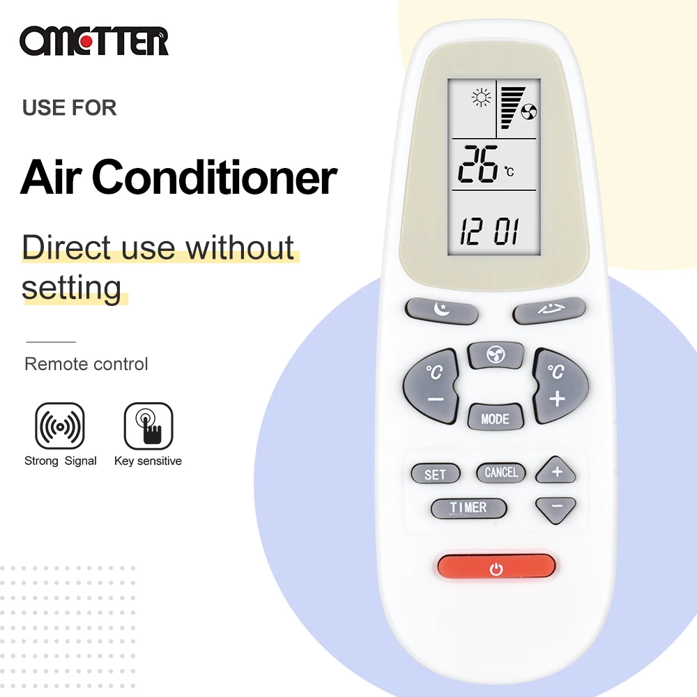 

A/C Remote Control for AUX KT-AX3 KT- AX1 AUX-E1 KT-AX4 FJASW24023 YK(R)-C/01E YKR-C/01E Air Conditioner Air Conditioning