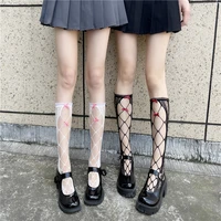 fashion woman clothes jk stockings cross straps cute lace lolita kawaii sock women harajuku womens socks hosiery underwear