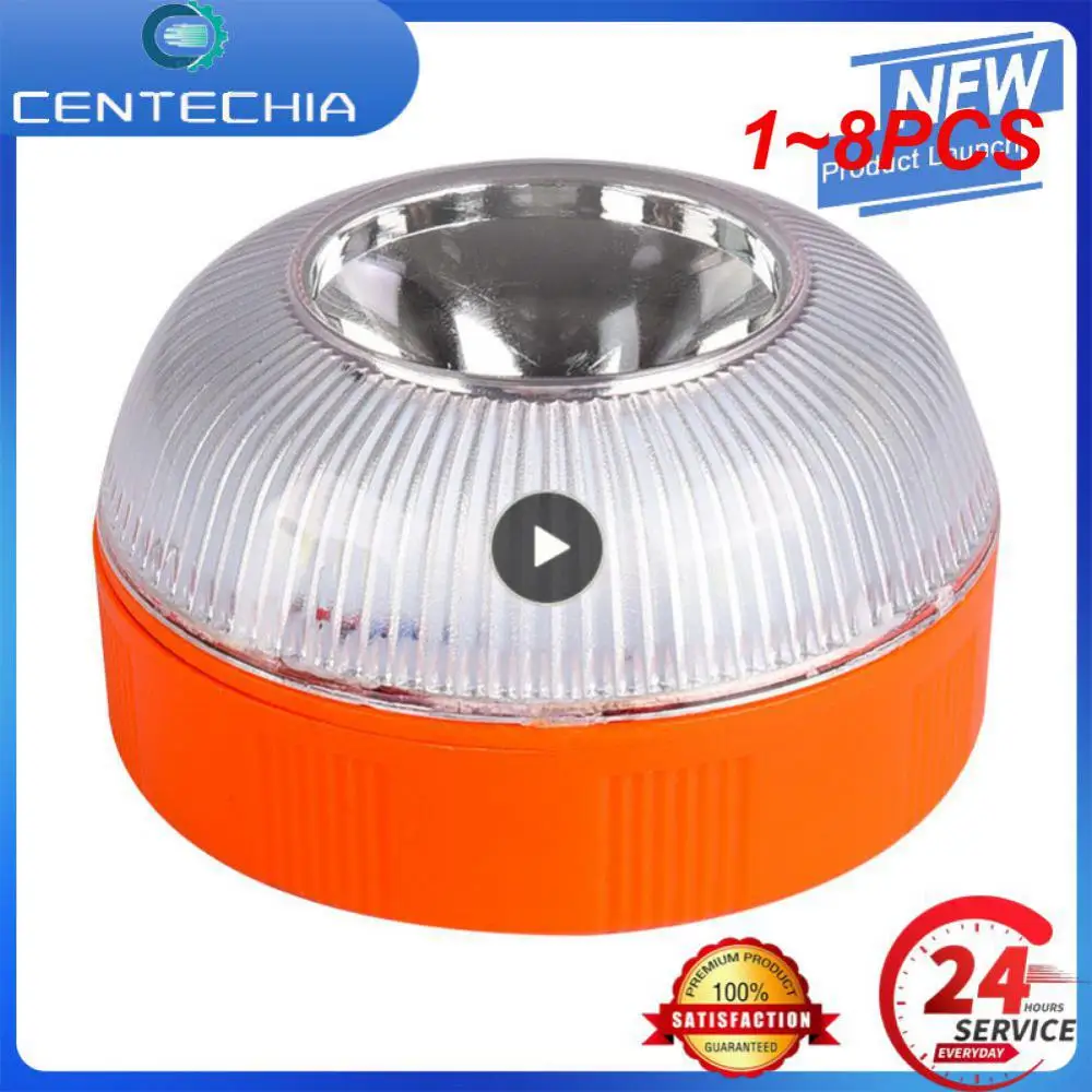 

1~8PCS Spain Car Emergency Light V16 Homologated Dgt Approved Car Emergency Beacon Light Rechargeable Magnetic Induction Strobe