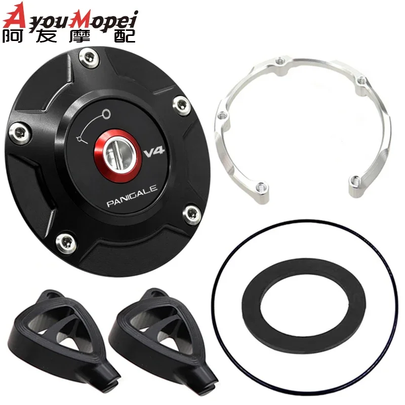 

2024, новый стиль для DUCATI Panigale V4 V4S V4R Streetfighter V4 S, крышка топливного бака с ключом, крышка Airbox, аксессуары для мотоциклов