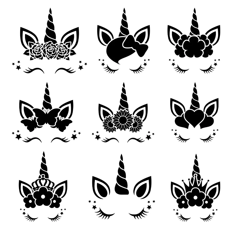 

Термоклейкие нашивки с единорогом и мультяшными животными для детской одежды, «сделай сам», аппликация для футболок и платьев, термоклейки...