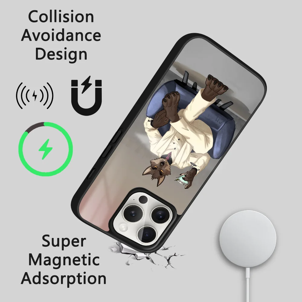 Чехол для телефона B-Bad G-Guys Moive iPhone 16 15 14 13 12 11 Pro Max Plus Mini Magsafe Mirror беспроводной