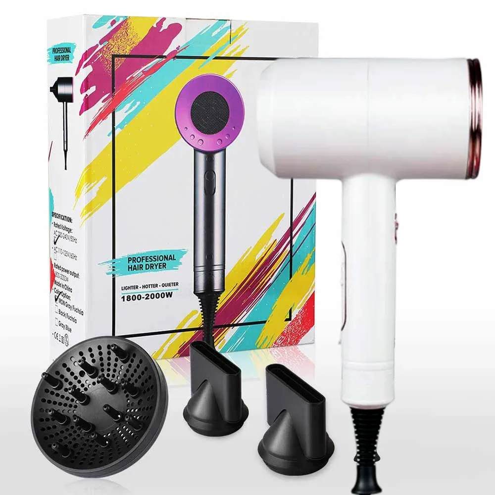 

4 Colors Professional Hair Dryer Salon Hair Dryer High Power Hair Dryer Home Electric Hair Dryer Constant Temperature Hair Care