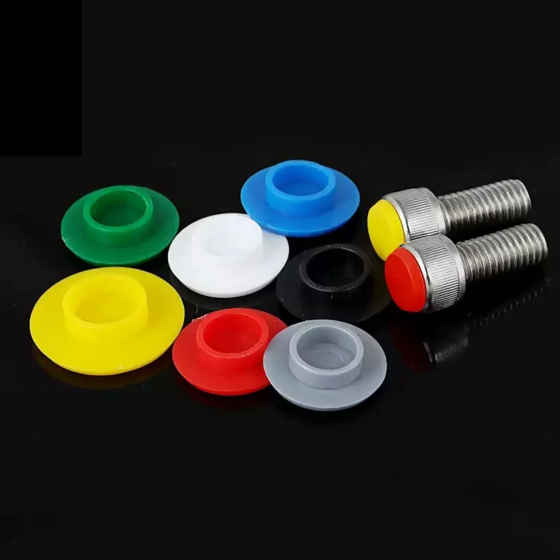 Фото M3 M4 M5 M6 M8 M10 M12-M24 PE Пластиковый винт с шестигранной головкой Защитная крышка Антикоррозийная и водонепроницаемая крышка Украшенная №4