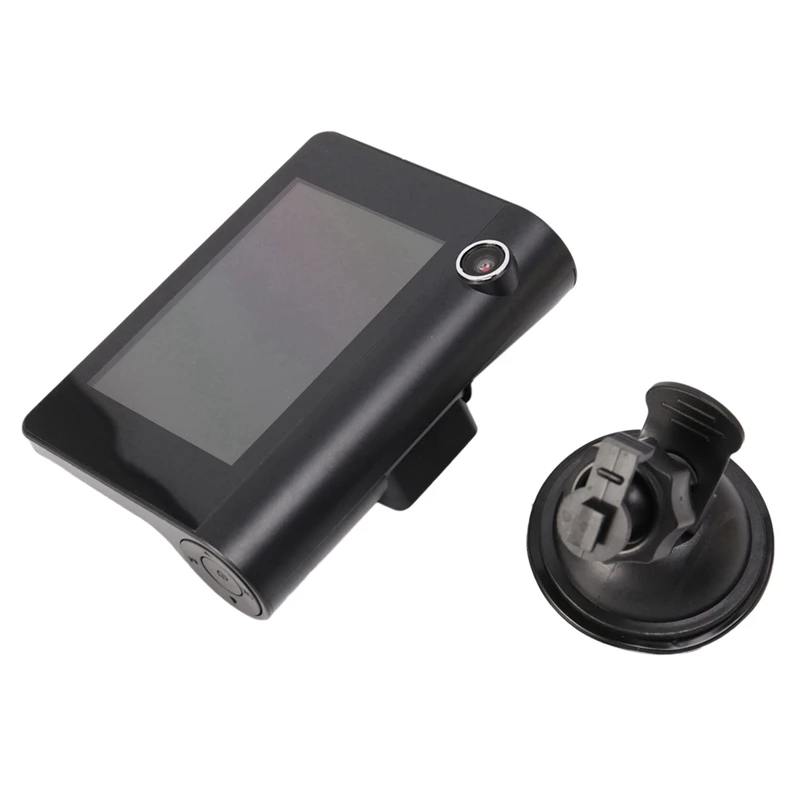 3x3 в 1 4-дюймовый автомобильный видеорегистратор 170 градусов 1080P HD с двумя