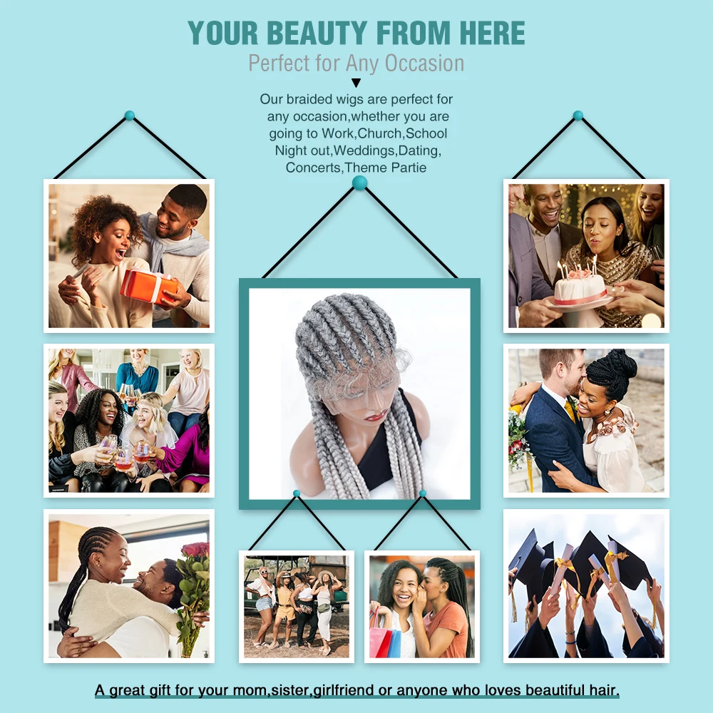 Рисунок 6 - Парик Akono в африканском стиле с плетеной косичкой