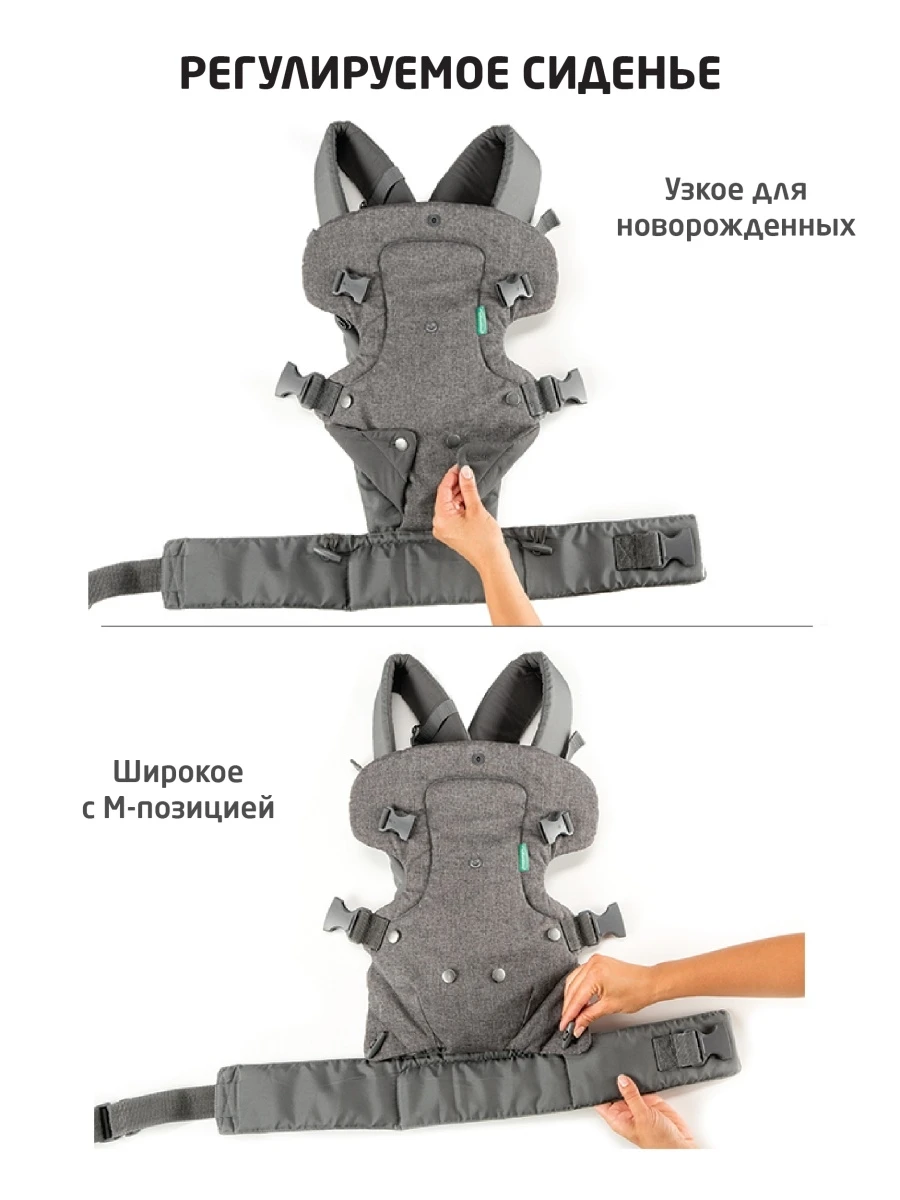 Рюкзак-переноска для новорожденных трансформер 4в1/ Эрго-рюкзак кенгуру детей/