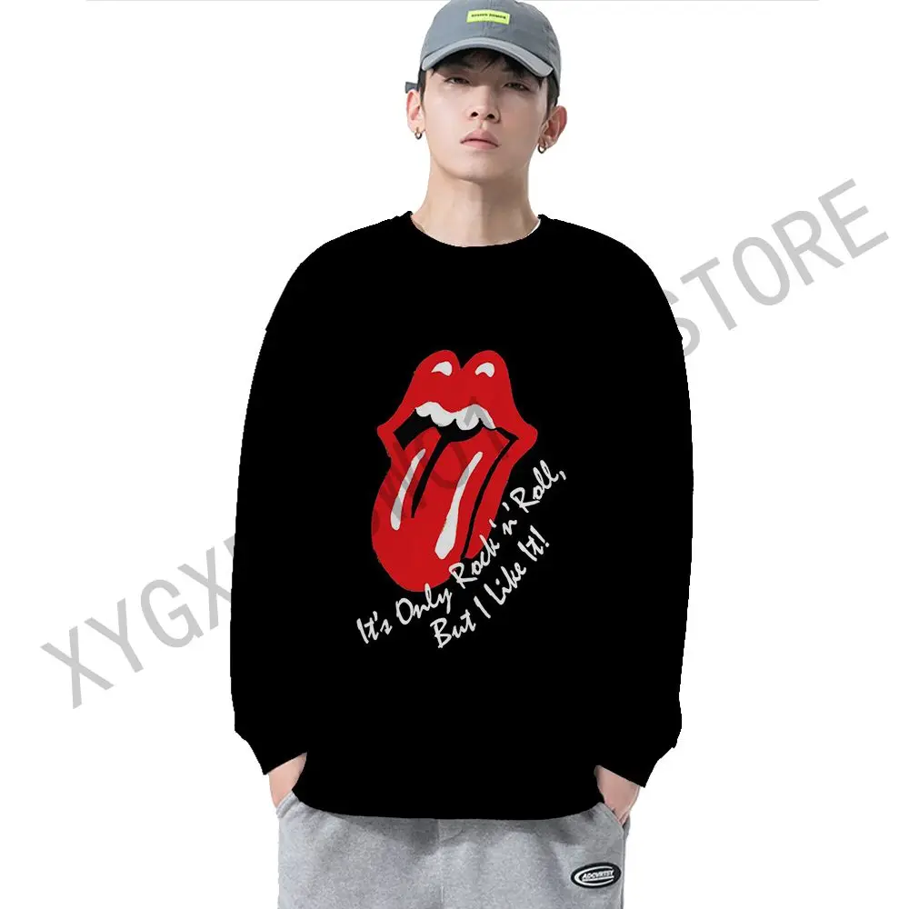 

Hoodie Female Sweatshirt Fashion Y2k Man Hip Hop Tracksuit Men 3D Print Male The Rolling-Stones Men's Clothing Pan Female Gothic