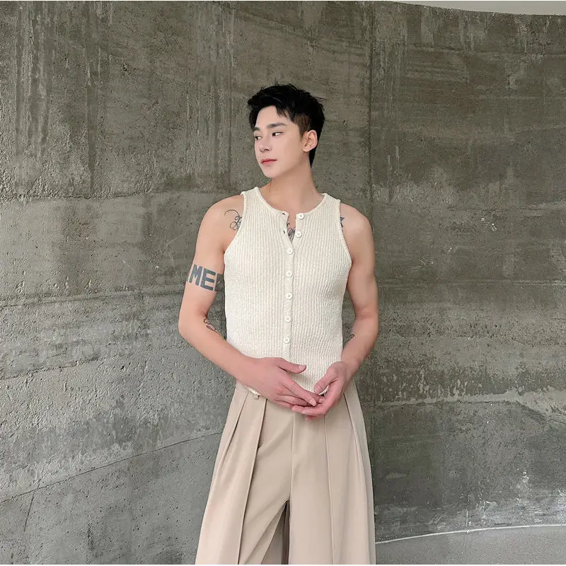 Новый летний вязаный эластичный жилет без рукавов Personali универсальный