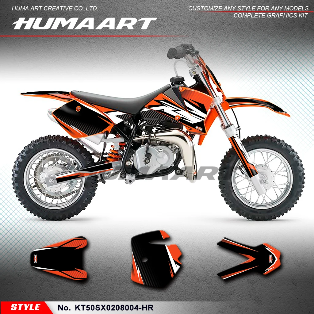 Графический комплект huпера клейкая наклейка для KTM 50 SX SX50 2002 2003 2004 2005 2006 2007 экран