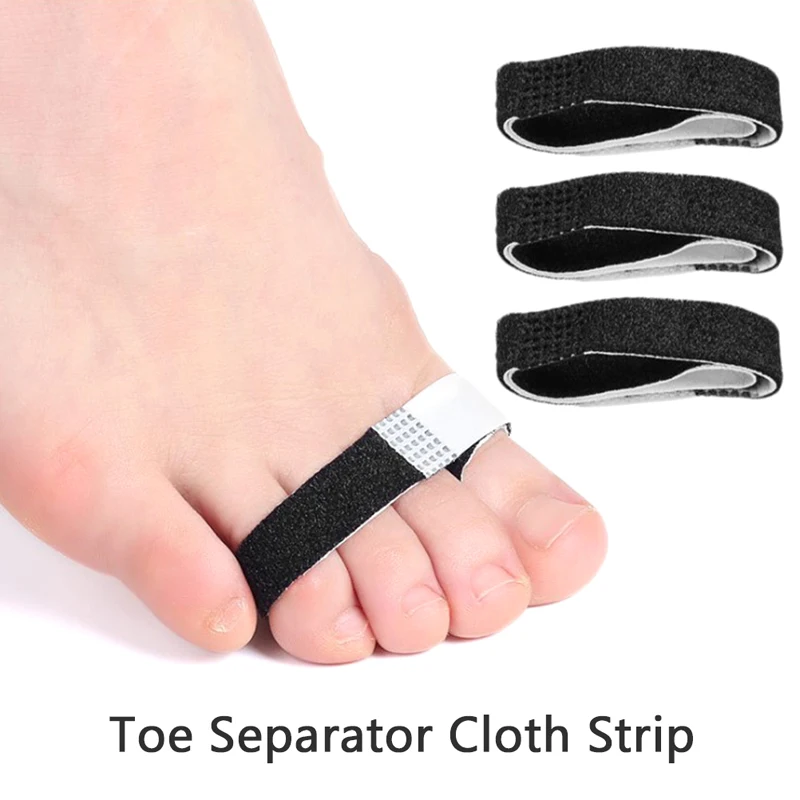 

1Pc Fabric Toe Finger Straightener Hammer Toe Hallux Valgus Corrector Bandage Toe Separator Splint Wrap Foot Stretcher Care Tool